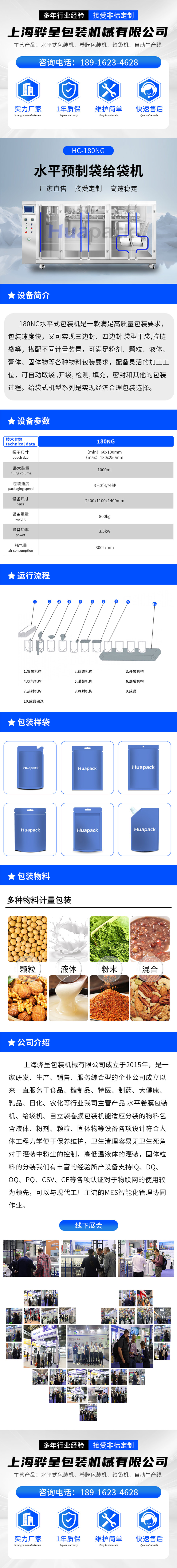 預制袋包裝機180NG(圖1)